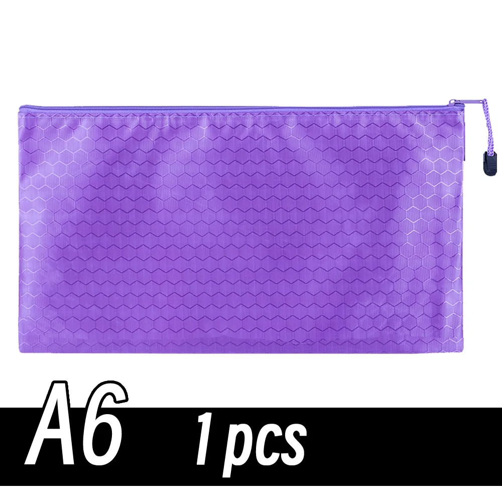 A4/A6 Bleistift Tasche Mäppchen Dokument Puzzle Tasche Wasserdichte Zip Datei Ordner Bleistift Fall Lagerung Taschen Schule Büro liefert