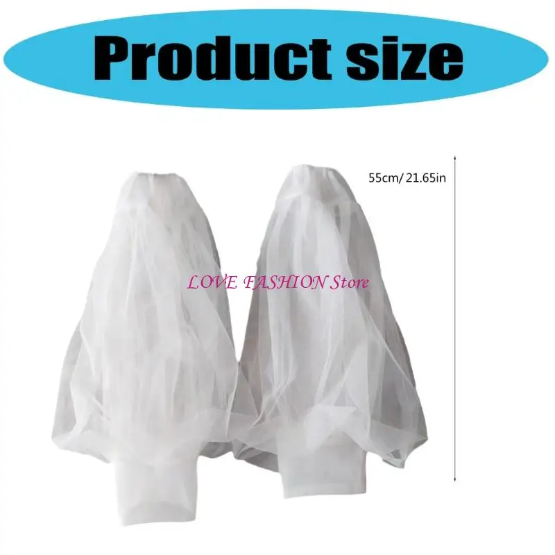 الأكمام ذراع الزفاف التنفس قمادة خفيفة الوزن للعرائس مريحة تناسب Y166