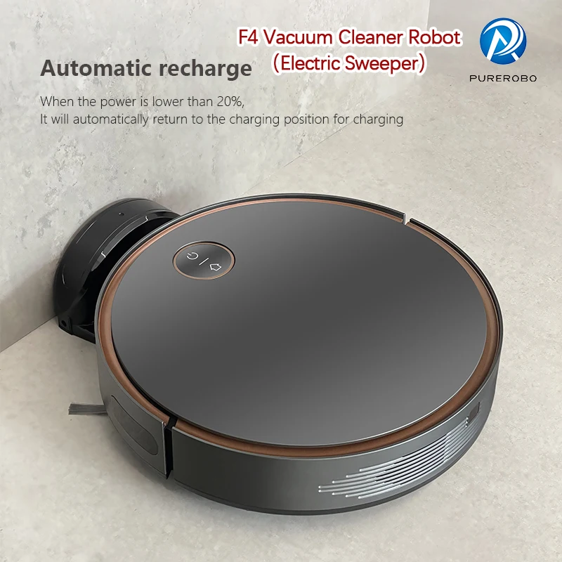 PUREROBO F6S Robot Vacuum Cleaner Wet Dry  APP Smart Control Mopping Sweeping Automatic Charging Dust Removal Robot Smart Home