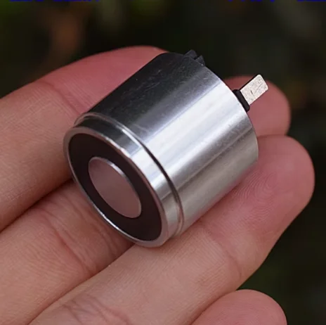 

Small round powerful electromagnet DC 3V high power 1.8 A lifting electric suction iron suction cup type