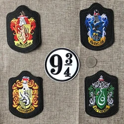 Harries Magic Academy Anime Figure Embroidery Patches Clothes Stickers potters Jacket Cartoon Decor Pants Bag Clothing Patch