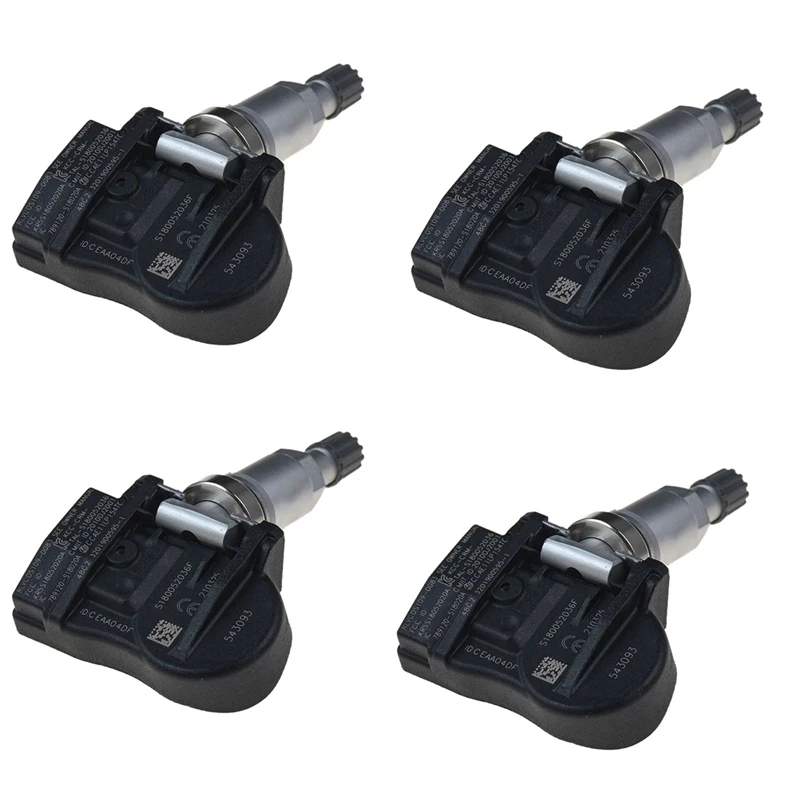 4X TPMS Tire Pressure Sensor Tire Pressure Detector For Peugeot 407 207 307 607 508 807 Citroen C4 5 6 7 8 9681102280