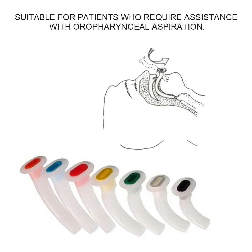 Wholesale Mixed Airway Tube Gas Guide Tube For Patients Disposable Oral Air Way White Color Coded Airway Tube For First Aid - Image 4