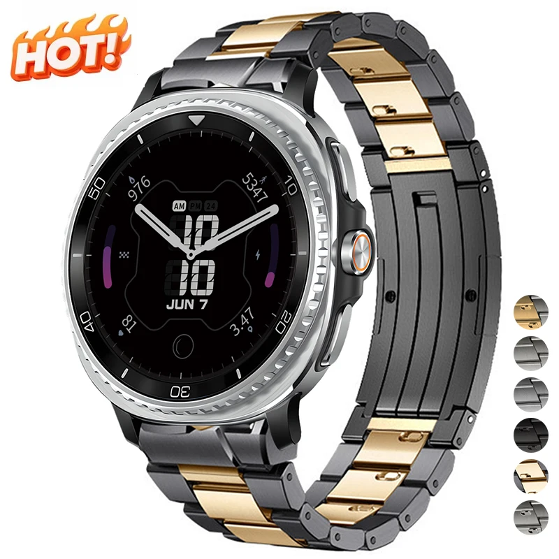 Titanlegierungs-Armband für Samsung Galaxy Watch 8 40mm 44mm Gliederarmband für Samsung Galaxy Watch 8 Classic 46mm Armband