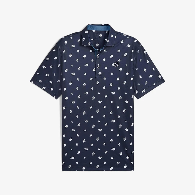 

Мужская модная дышащая футболка Puma Authentic Summer Edition с принтом на воротнике и короткими рукавами 626994-01