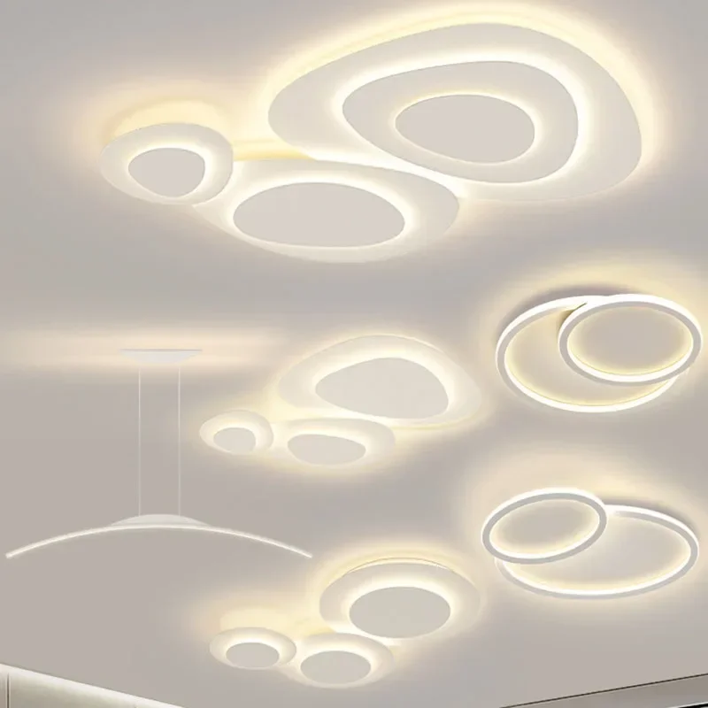 Plafond moderne à LEDs lampe pour salon salle à manger chambre allée maison salle d'étude balcon décor à la maison luminaires d'intérieur Lustre