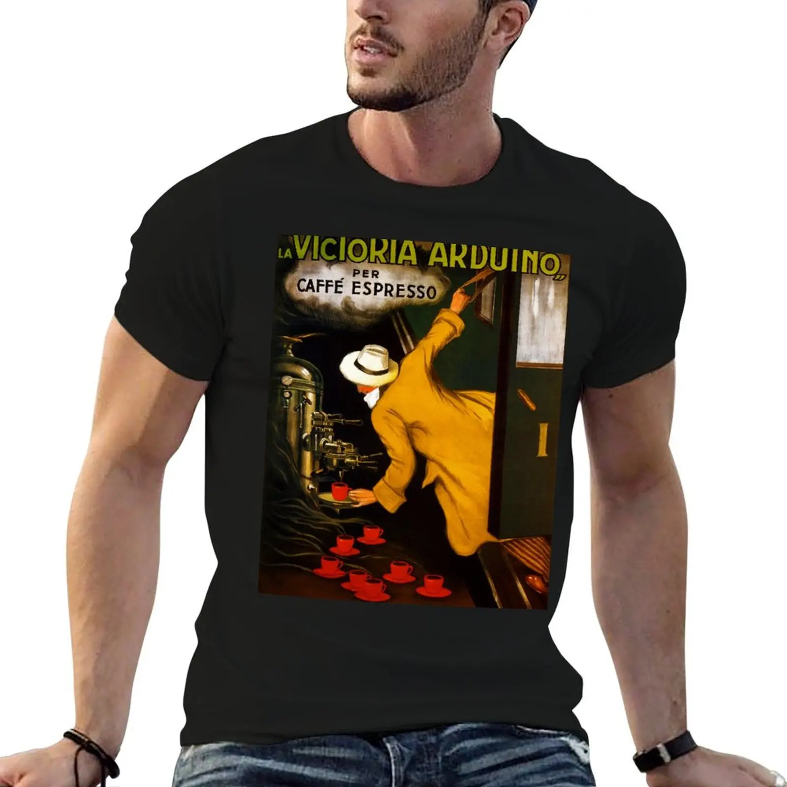 

Italian Cafe Espresso Vintage Restaurant advert T-Shirt t shirts for man graphic tees t shirts for man pack white T-Shirt