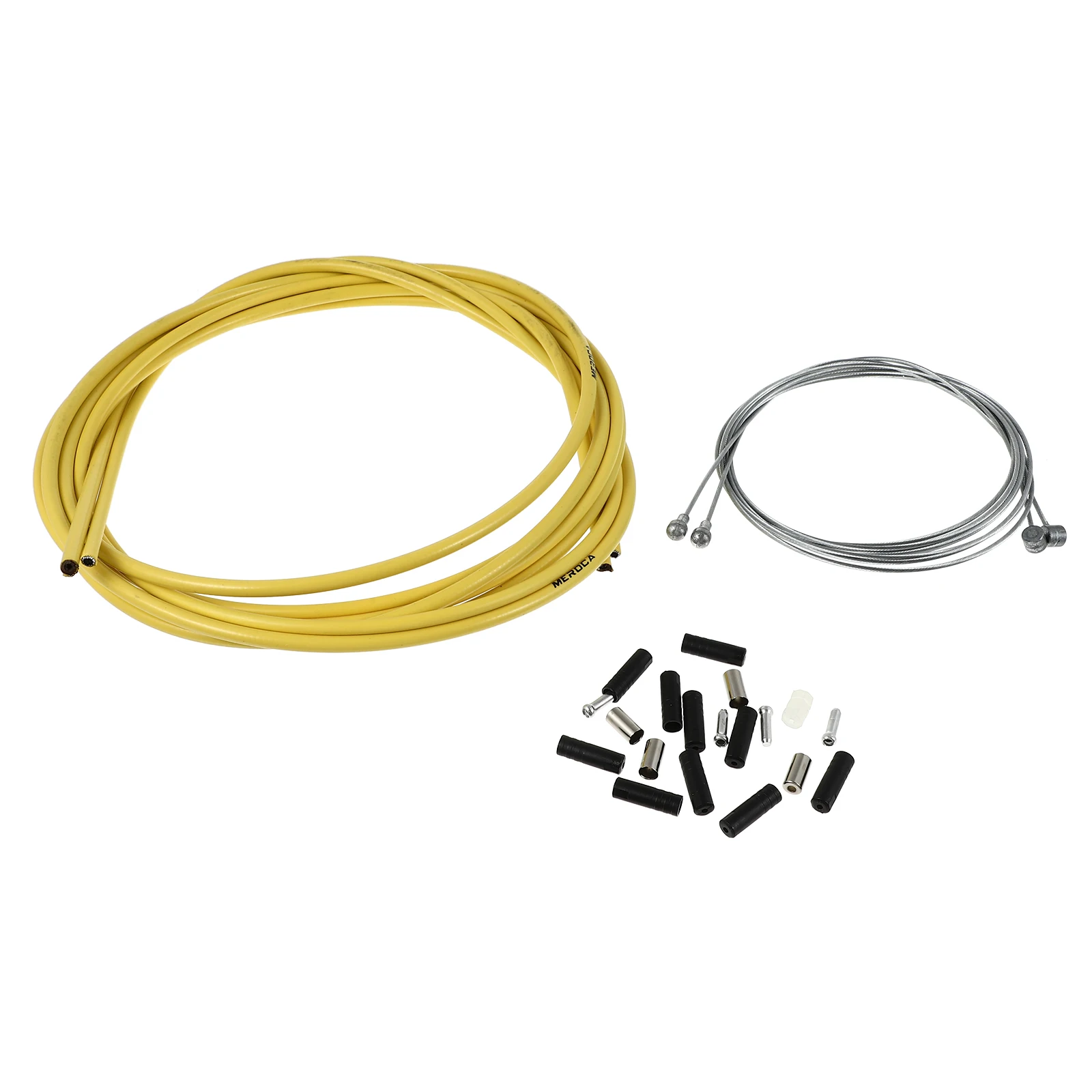 

Bicycle Brakes Cable Yellow Housing Road Accessories Long Replacement Kit Durable Metal Cables Custom Length Bike