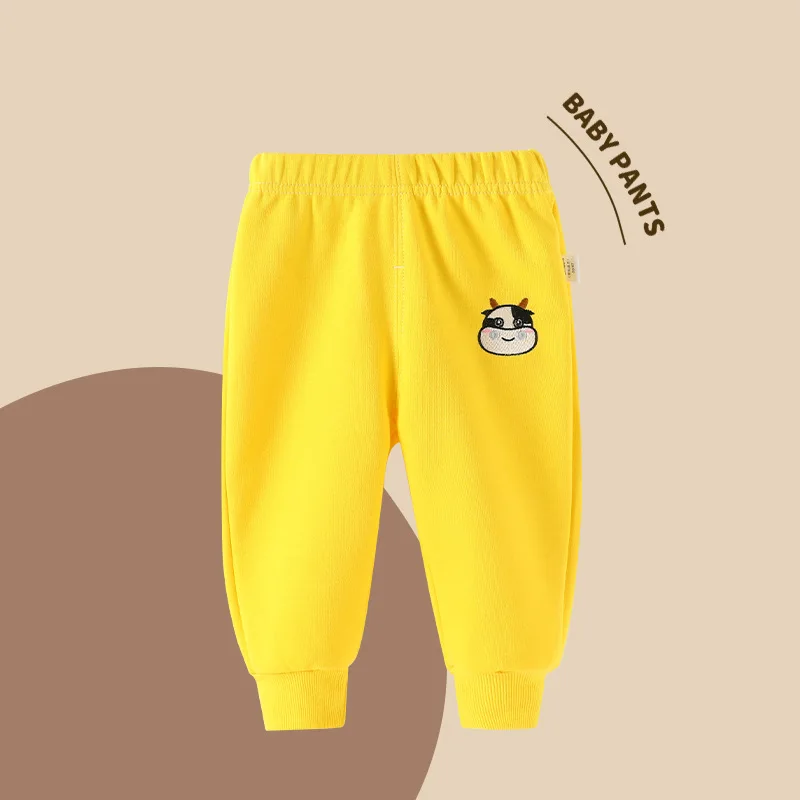 Pantalon de sport en coton imprimé dessin animé pour enfants, pantalon de jogging pour bébé fille, document bonbons adt, décontracté, automne, 2024