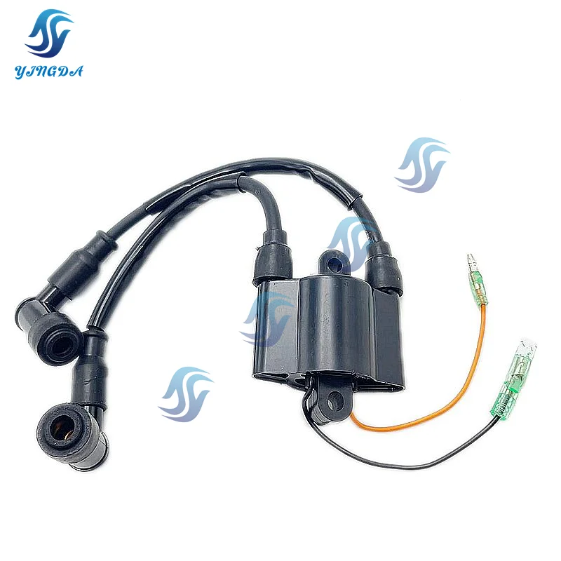 33410-94400 Ignition Coil Assy For Suzuki Outboard Models: DF DT 9.9HP 15HP 40HP 2/4-stroke Replaces 33410-92L10, 33410-92L11