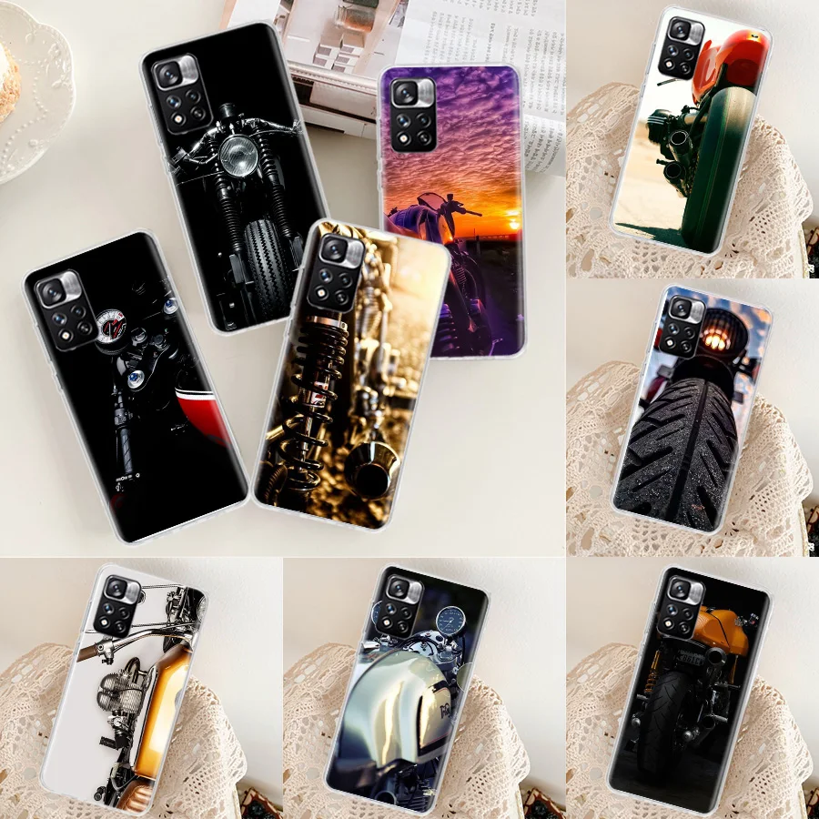 Coque de téléphone rétro moto pour Xiaomi, casque Bery, NDavid figuré, M5, M5S, X6, X5 Pro, 5G, M3, Mi F6, F5, F4, F3, ustensiles de cuisine, F1, Capa Coq