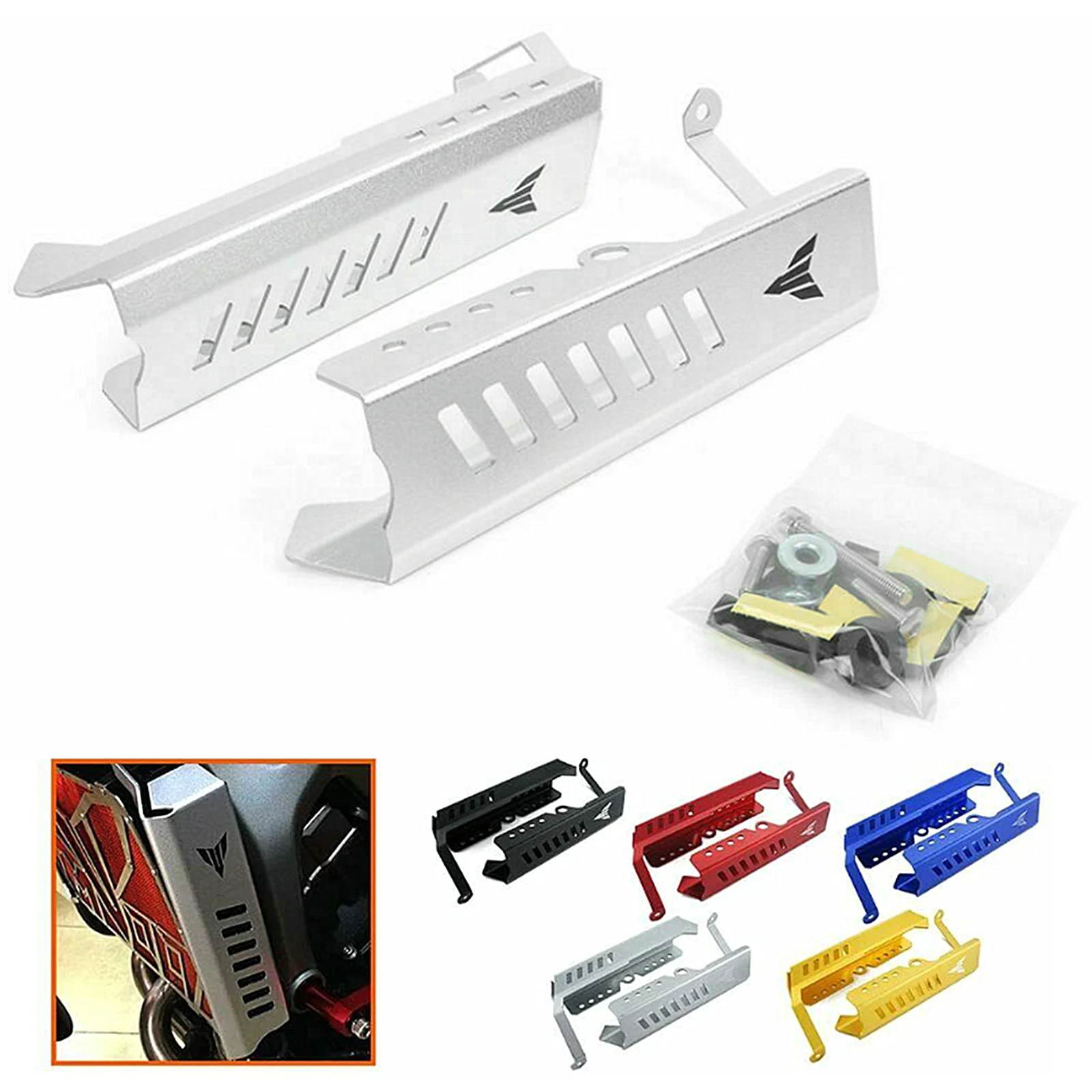

For YAMAHA MT-09 MT09 FZ-09 FZ09 2014-2017 Radiator Grille Guard Side Cover Radiator Grille Guard Side Protective Cover