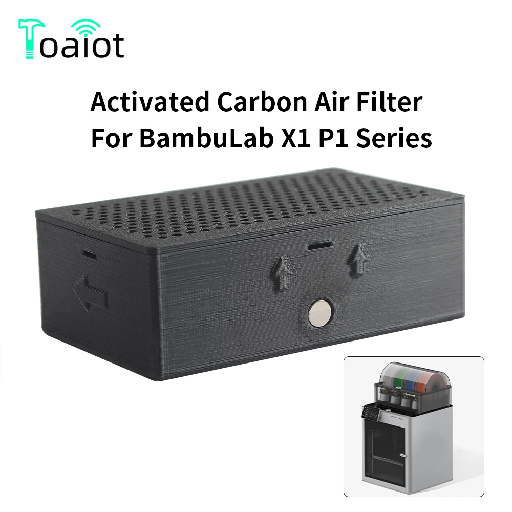 Activated Carbon Air Filter for Bambu Lab X1/P1 Series Universal Air Purifier Filter for BambuLab 3D Printer Accessories