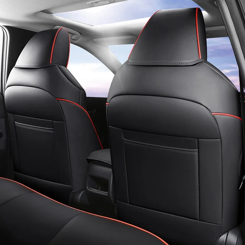 Custom Fit Car Seat Covers Compatible with For Toyota Corolla Cross SUV 2021 2022 2023 2024 Artificial Leather Automobile parts