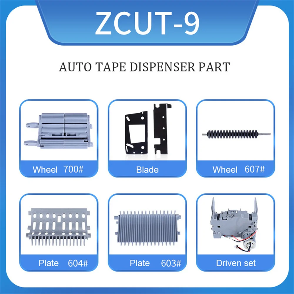 

ZCUT-9 Original Automatic Tape Cutting Machine Scissors Box Baffle Blade Sensor Auto Tape Dispenser Spare Part,1pcs price