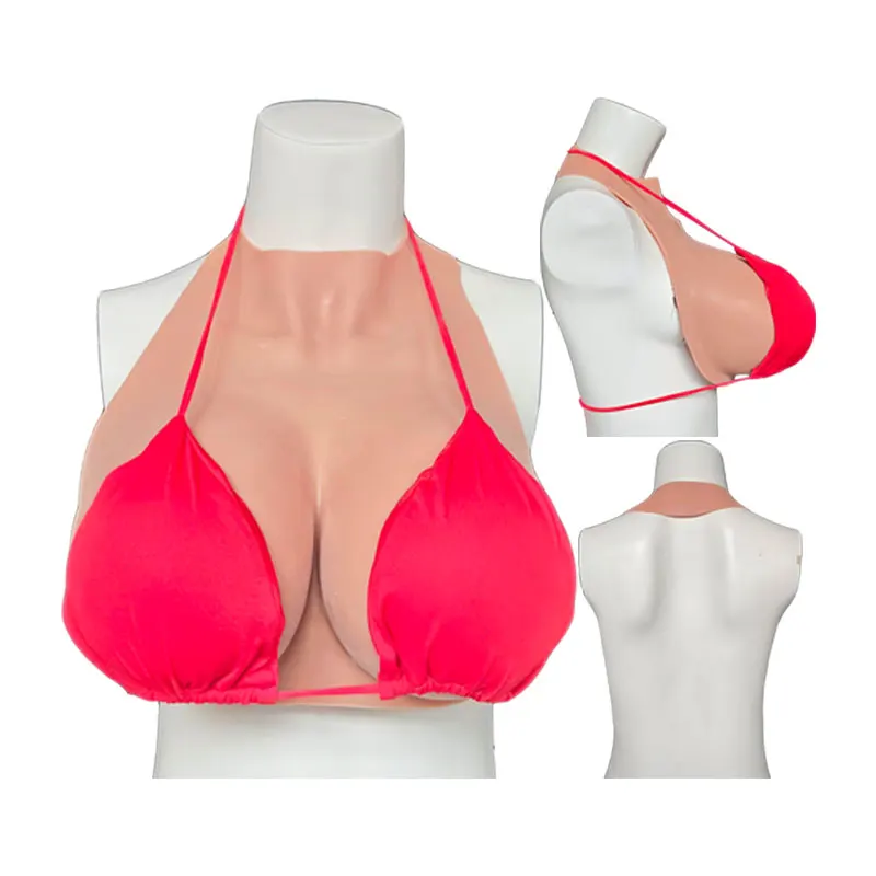 Silicone Fake Chest Underwear Shapewear for Cosplay Sissy Transgender Drag Queen Crossdresser Real Women - Comfortable Silicone