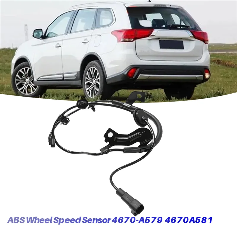 Sensor Kecepatan Roda ABS Kiri Belakang 4670A581 untuk Mitsubishi Outlander RVR Lancer 2007-2017 Penggantian Sensor Roda Anti-kunci