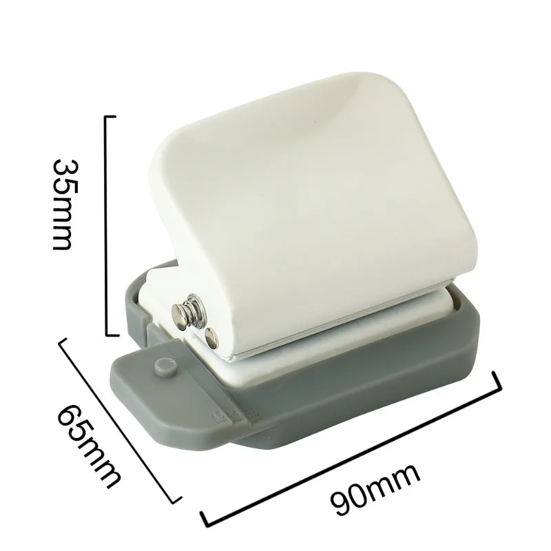 Punzonadora de libros de hojas sueltas de 6 agujeros, punzonadora de cuaderno para estudiantes, punzonadora de papel de 6 agujeros, suministros creativos de oficina