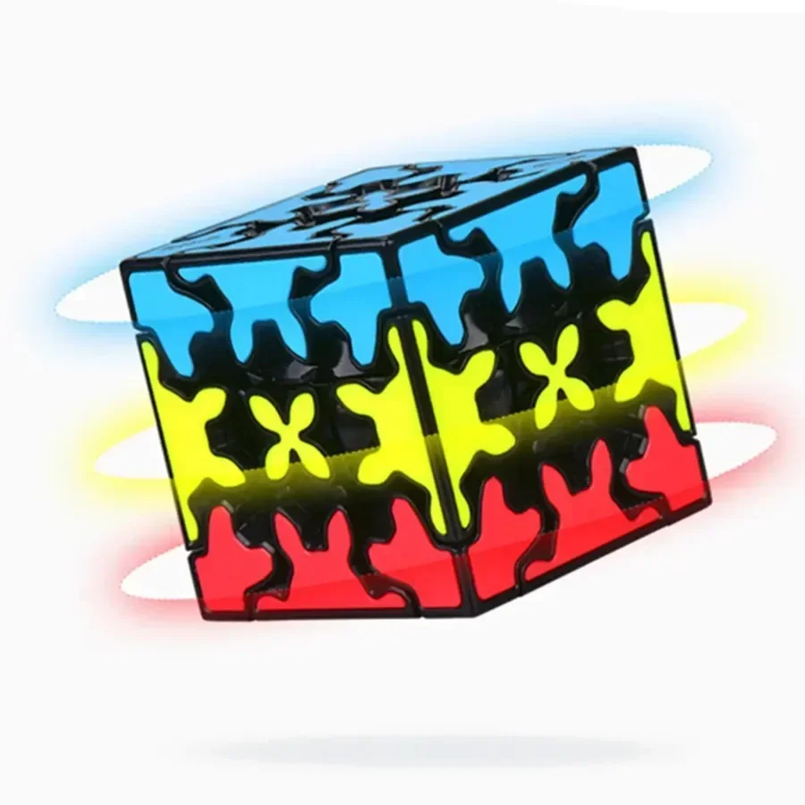 [Picube] QiYi Magic Gear Cube 3x3 3x3x3 브 Куки Cubo Mágico Profissional Gearwheel Magico ปริศนา브 Twist เกมของขวัญ