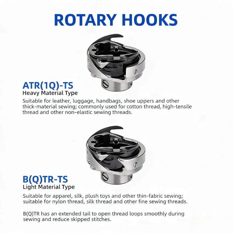 HENVOR ATR(1Q) B(Q) TR Rotary Shuttle Hook for Pattern Sewing Machine Synchronous Sewing Machine Parts