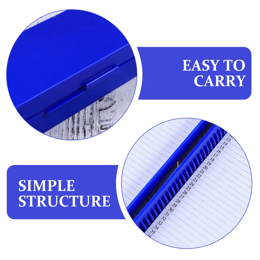 

2 Pcs Slides Microscope Holder Storage Cabinet Case Storing Tool High Quality