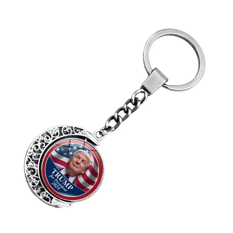 

Metal Keychain For Purse Collectible President Metal Keychains Creative Pendant Lightweight Key Chains Portable Key Ring