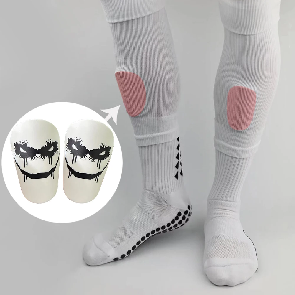 2Pcs Shock Absorbing Leg Protector Wear-Resistant Lightweight Portable Soccer Training Shank Board Lightweight Mini Shin Pads