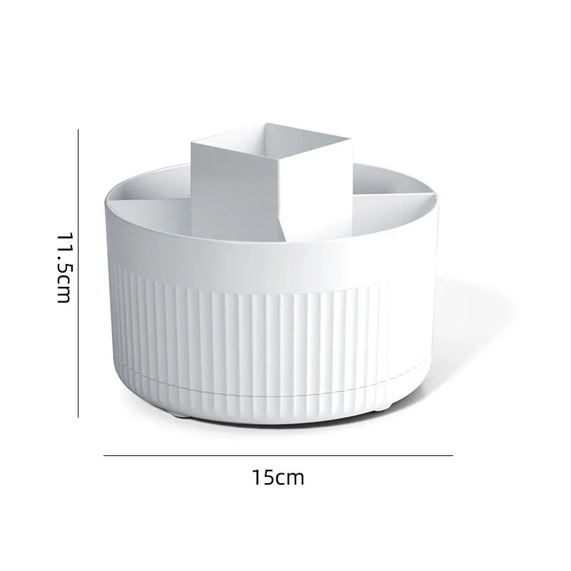 360 ° Rotary Makeup Brush Storage Container Cosmetics Shelf Dresser Eye Shadow Brush Lipstick Pen Holder