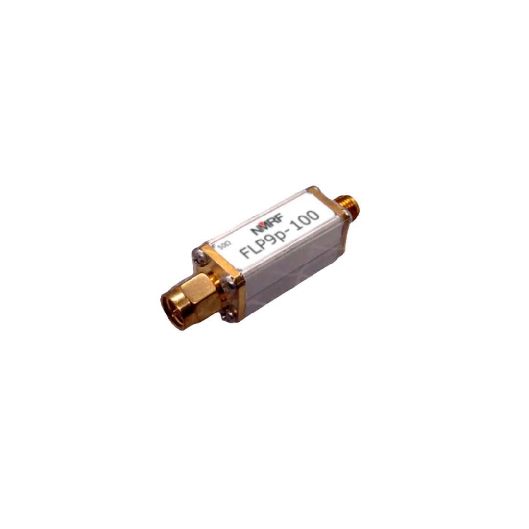 

100MHz 9th-order low-pass filter, discrete LC components, small volume, SMA interface