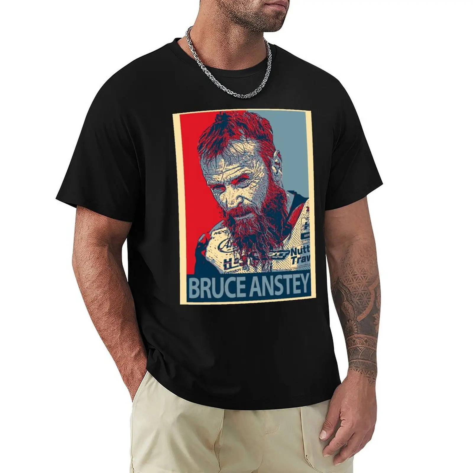 

Bruce Anstey T-Shirt for a boy sweat cute tops customs design your own mens shirts graphic tee