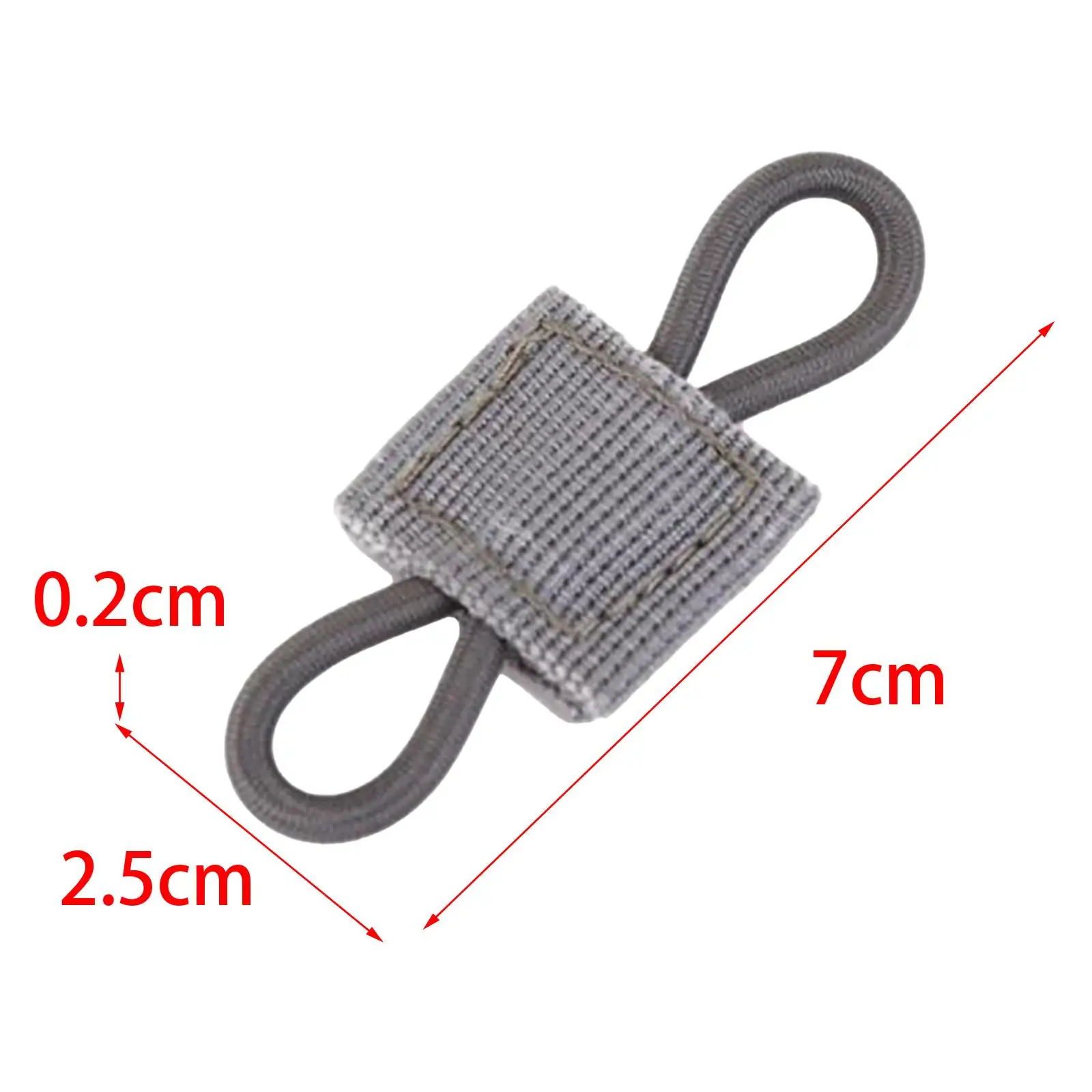 Fermo per tessitura con clip per supporto per ingranaggi con fibbia elastica per nastro