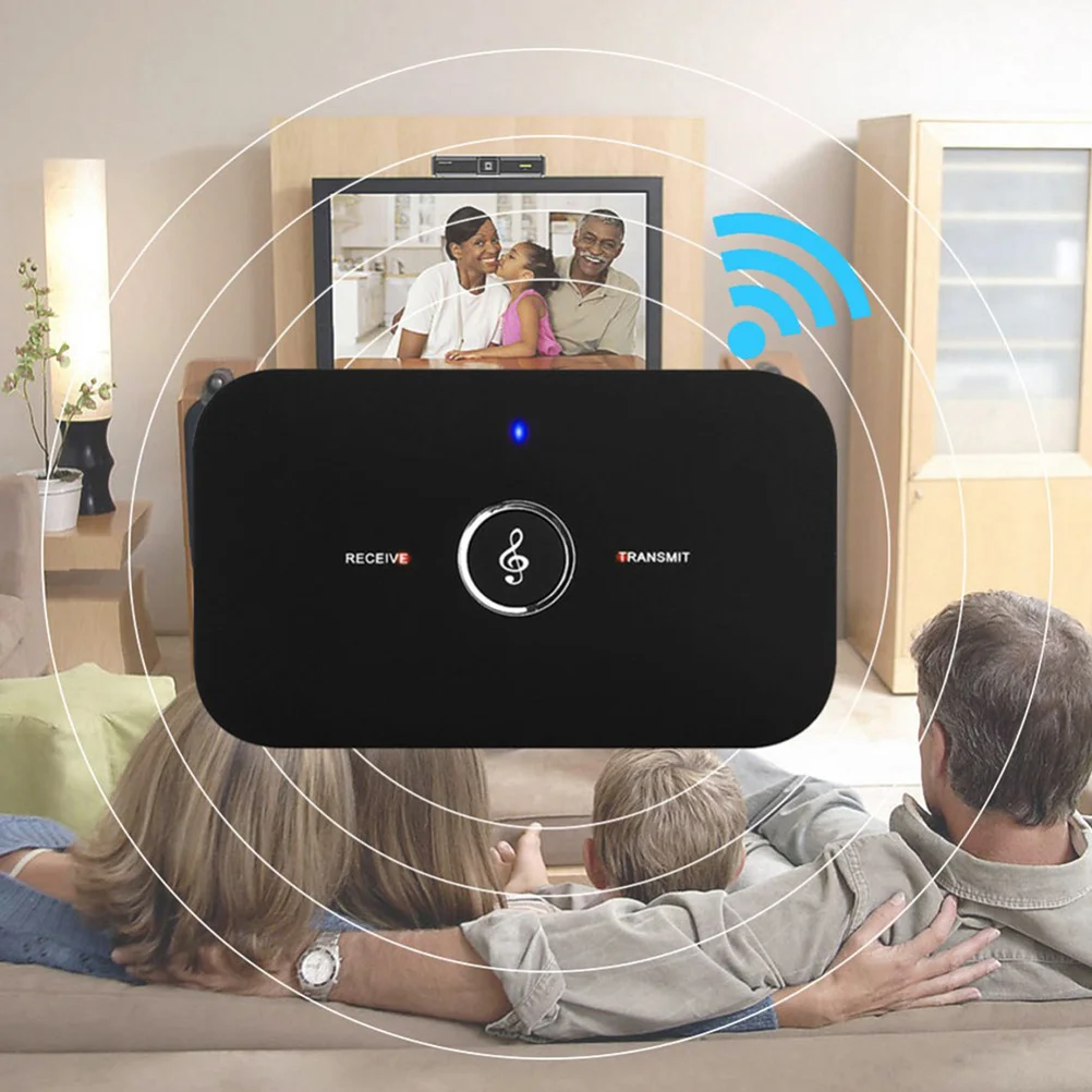 

Wireless Audio Transmitter Receiver Adapter For Headphones Stereo Systems Multi-Function Wireless Audio