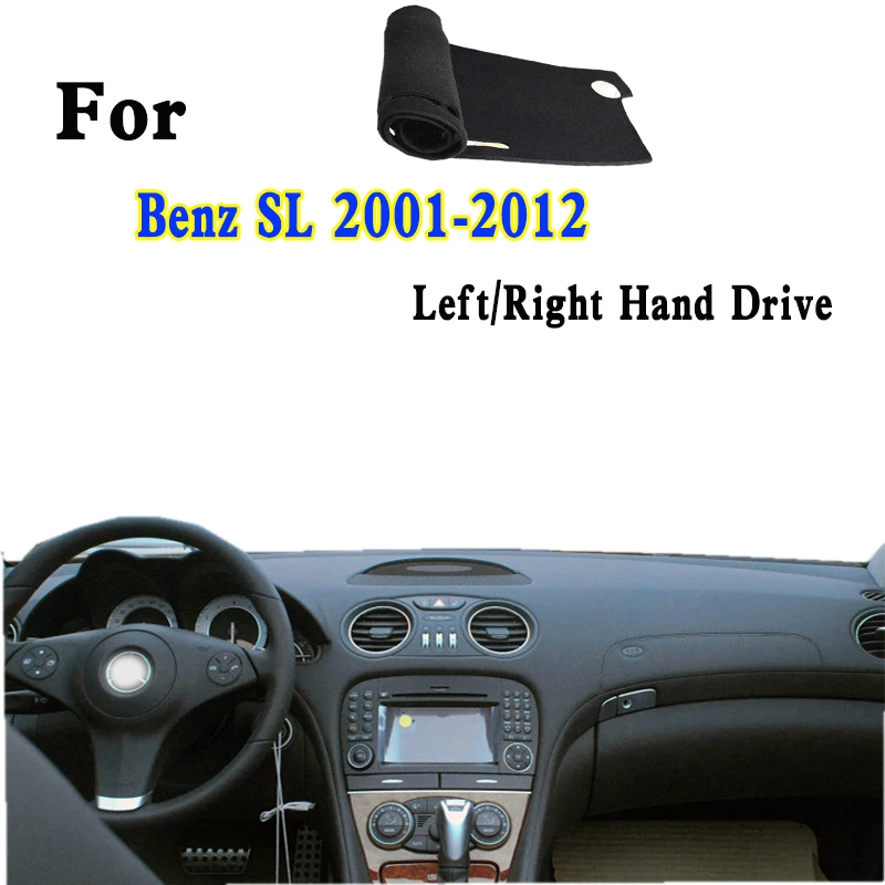 For 2001-2012 Benz SL Class SL500 550 600 R230 Dashmat Dashboard Cover Instrument Panel Insulation Sunscreen Protective Pad