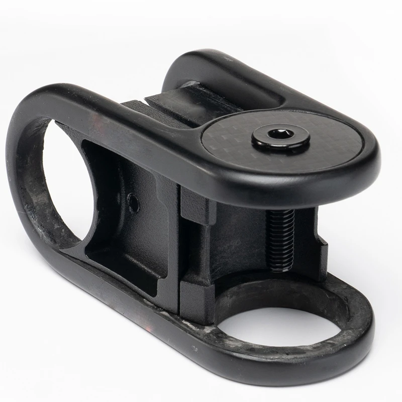 Carbon Fiber Bowl Cover With Black Titanium Screws Grip Cover 28.6Mm Bicycle Accessories Mountain Bike Parts