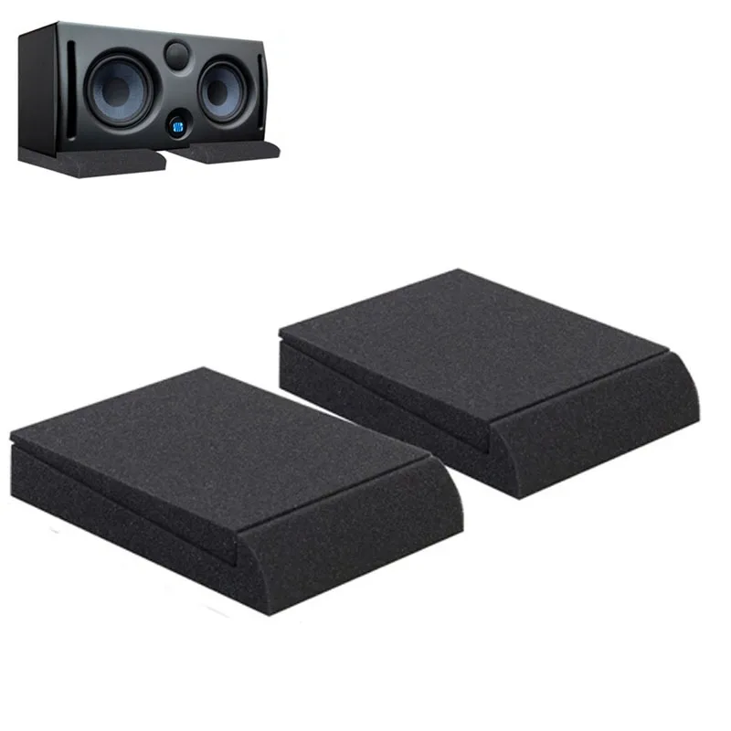 Esponja de alto-falante almofada absorvente de choque monitor de mesa endurecido à prova de choque absorção de som almofada silenciosa remover esponja de ressonância