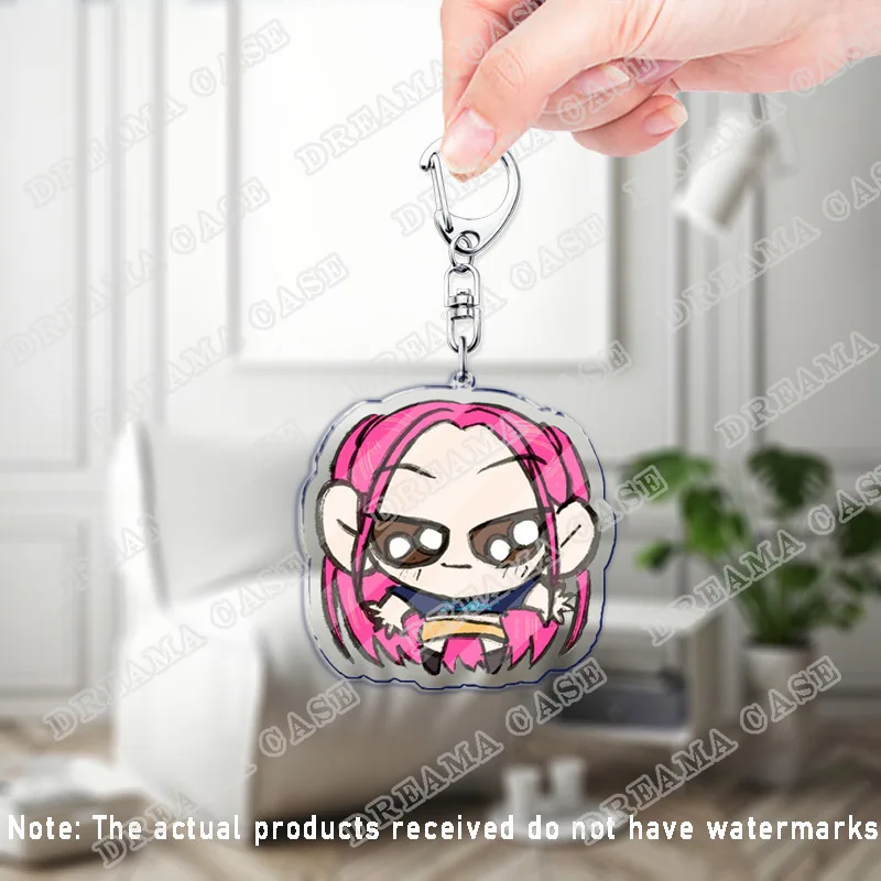 漫画 K-POP 悪魔ハンター Saja ボーイズアクリルキーホルダーリング両面キーチェーンジュエリーファン愛のギフト