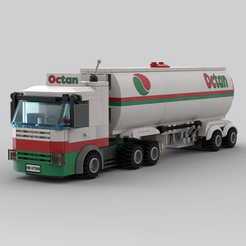287 stks Klassieke Stad Voertuig 6 Brede Transit Truck Bouwstenen Model Bricks Display Collectie Kinderspeelgoed Geschenken
