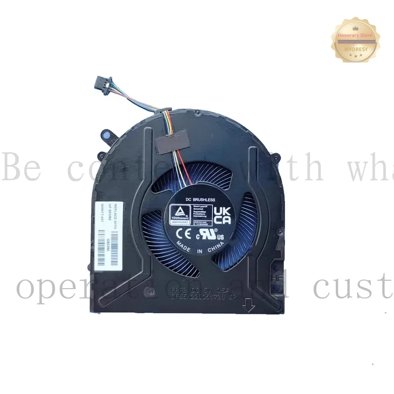Ventilateur de processeur pour ordinateur portable YD Honesty pour HP Pavilion x360 14-DY0000 14-DY0160TU 14-DY0161TU 14-DY0163TU M45024-001 DC5V 0.5A
