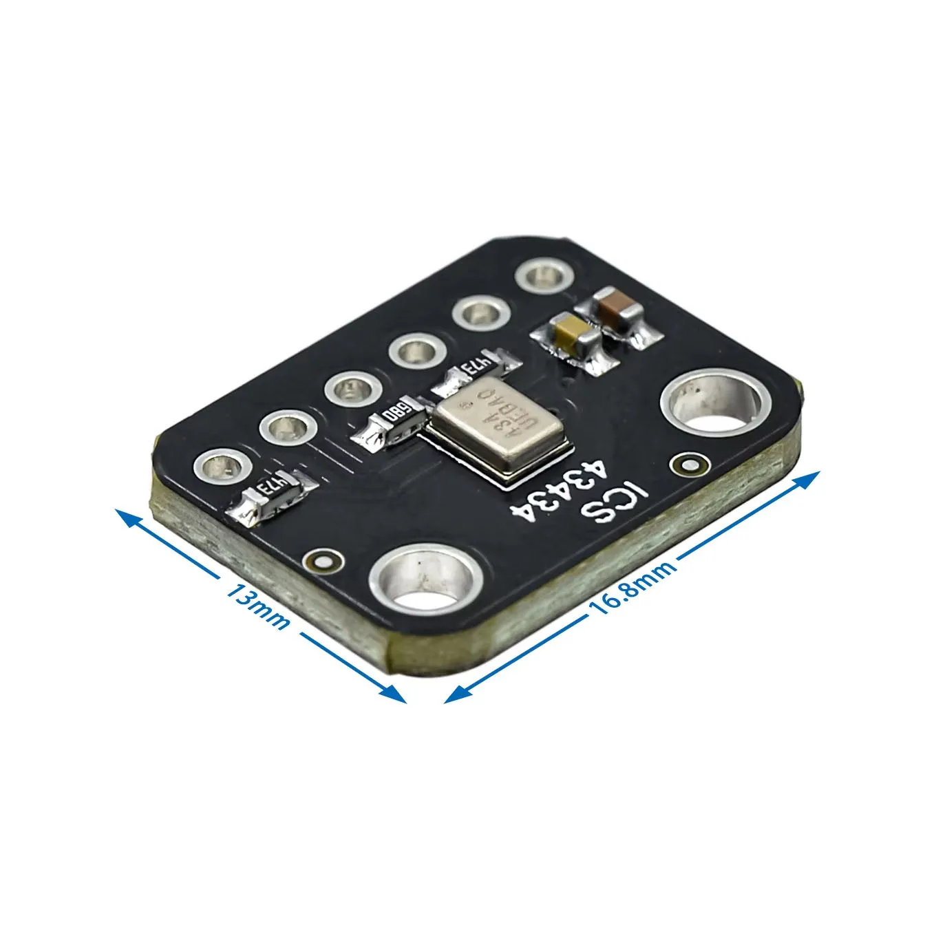 1-30Pcs ICS 43434 I2S MEMS Microphone Breakout Module Low Cost Built in Low Pass Filter Digital Audio Record Acquisition Sensor