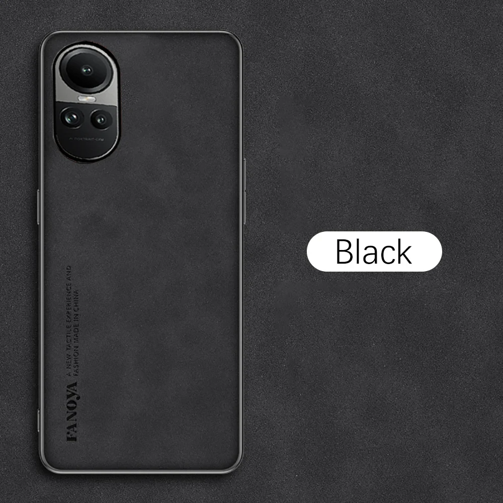 Beschermhoes Oppo Reno 10 5g Luxe Matte Lederen Achterkant Coque voor OPPO Reno 10 Pro Shell Bescherming Terug fundas