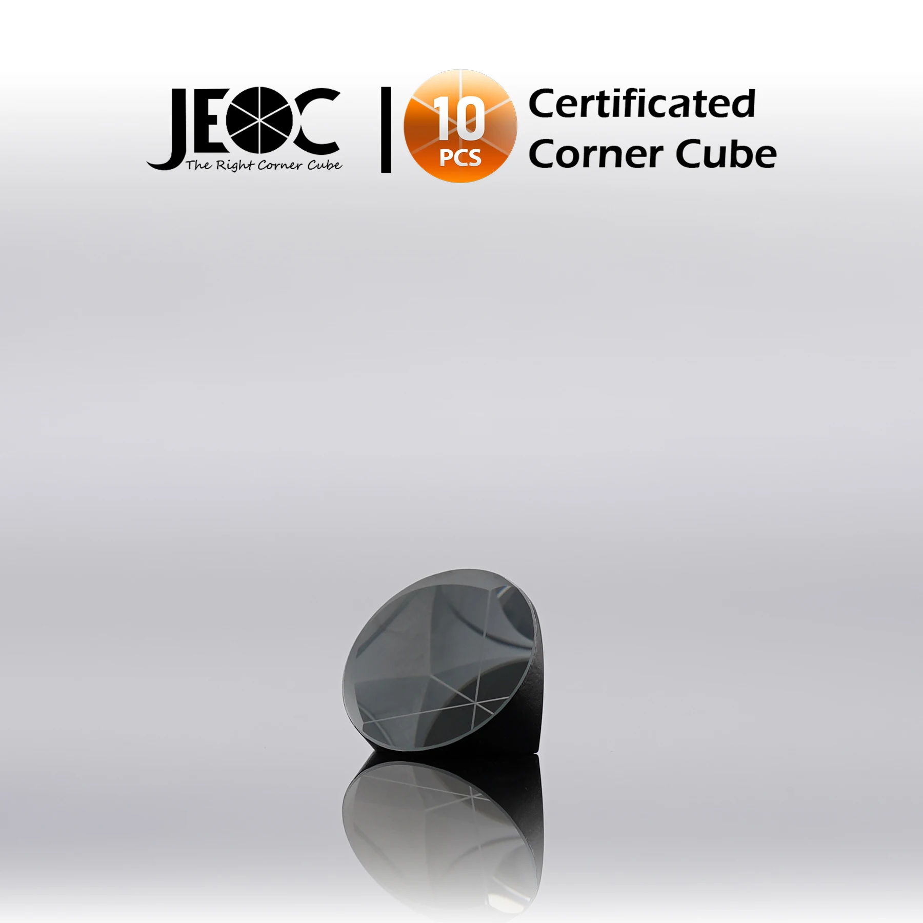 10pcs JEOC Certificated Corner Cube, 17.8mm (0.7