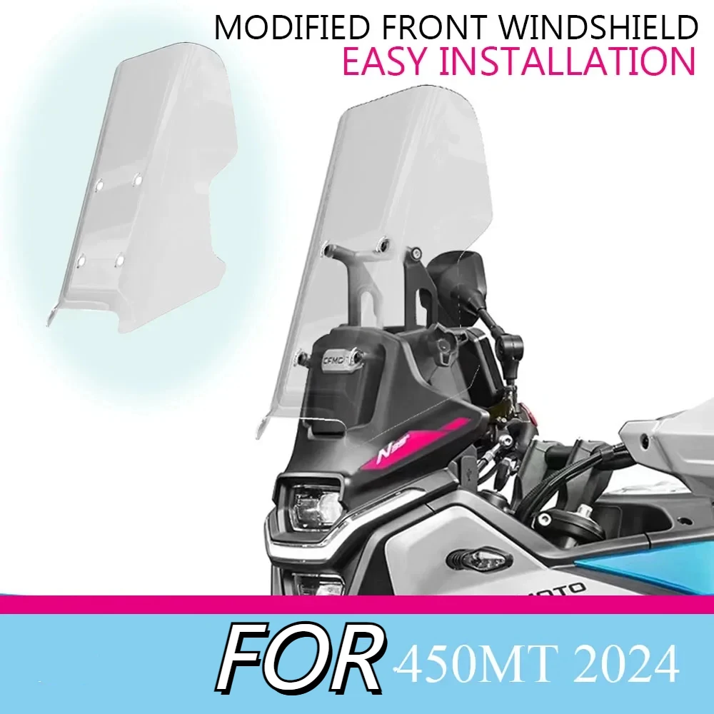 

New For 450MT 450 MT 450 Motorcycle Accessori Windshield Windscreen Visor Wind Screen Deflector Kit MT450