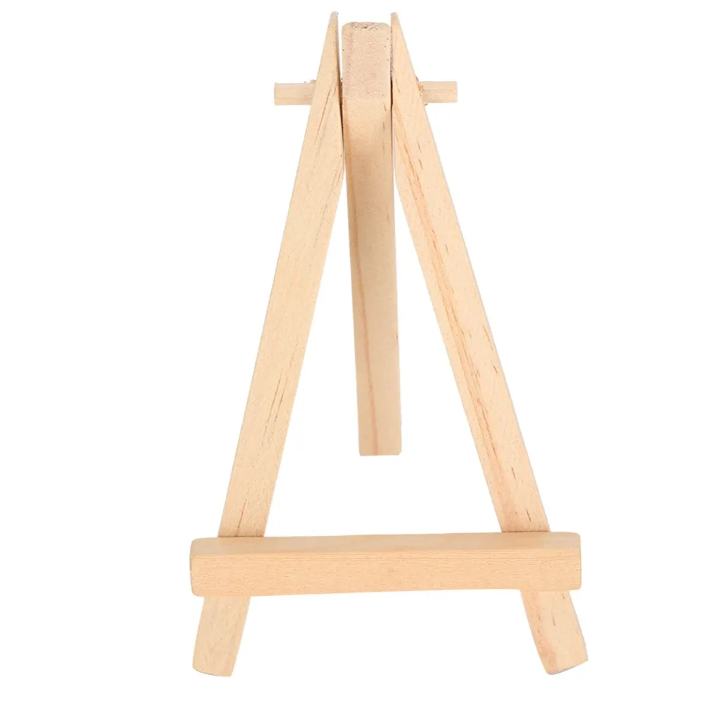 24pcs AFrame Design Mini Wood Display Easel Tabletop Mount Home Decor Wooden Tripod Stand Tabletop Canvas Stand Card Display
