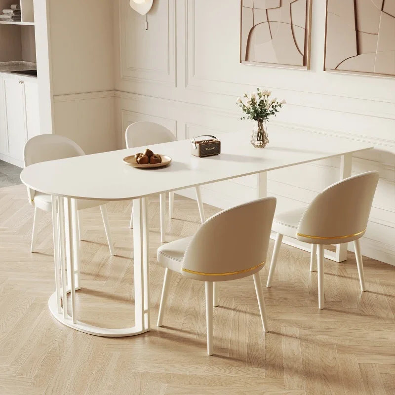 

Postmodern European Restaurant Table High Quality Aesthetics Unusual Design Dining Table Adult Princess Muebles Trendy Furniture