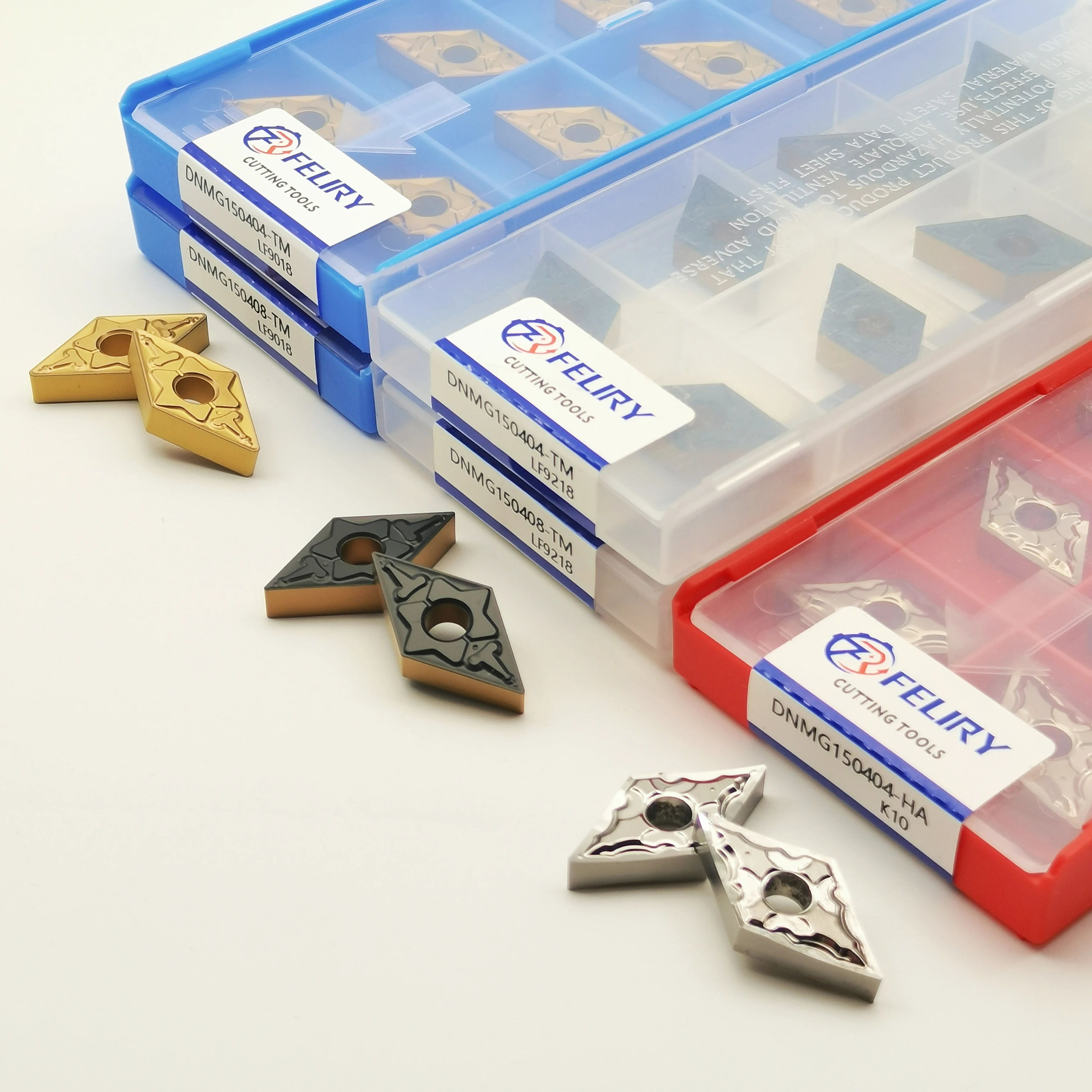 

High-quality hard alloy cutting tools such as DNMG150404 08 DNMG150604 08 LF6018 LF6118 can be used to process various materials