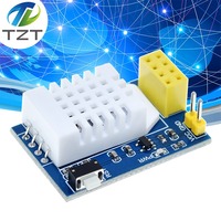 TZT DHT22 AM2302 Temperature Humidity Sensors Module ESP8266 WIFI interface Board ESP8266 ESP-01/01S Adapter Replace