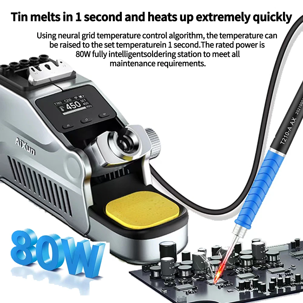 AiXun T380 Portable Smart Soldering Station with Bluetooth Connection for Motherboard PCB Welding Repair Soldering Station Tool