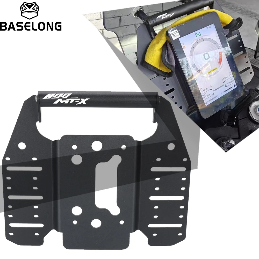 

For CFMOTO 800 MT-X MTX800 CF800MTX MTX 800 2024 2025 Motorcycle Phone Stand Holder GPS Navigation Bracket Plate Extension Bar