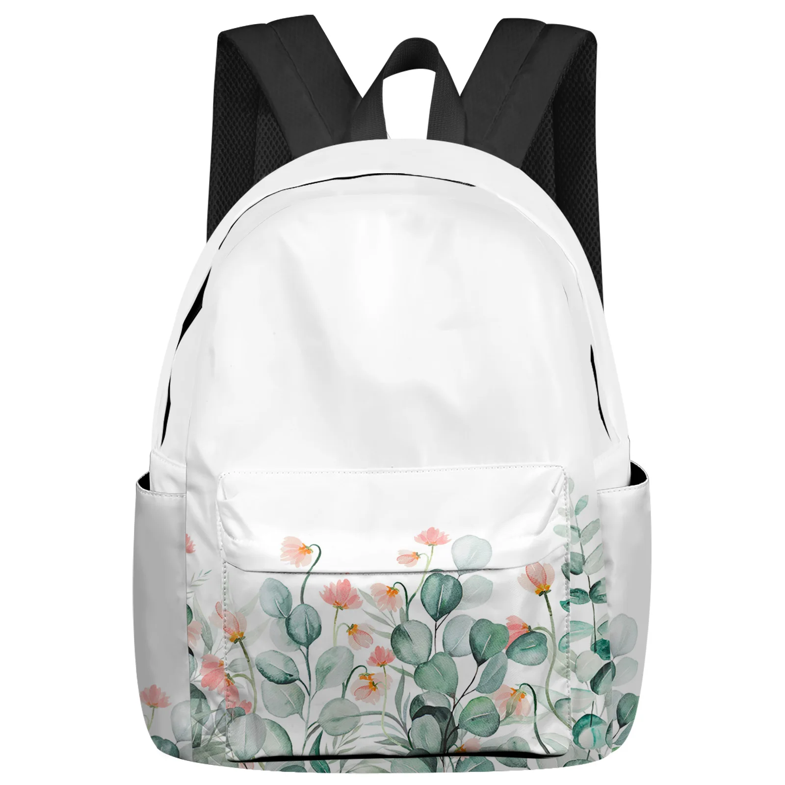 

Idyllic Flower Eucalyptus Leaves Women Man Backpacks Waterproof School Backpack For Student Boys Girls Laptop Bags Mochilas