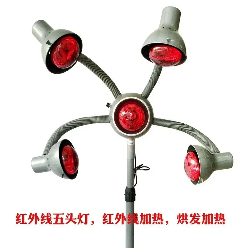 Горячие продажиCalentador De Pelo Con Lámpara Cinco Cabezales, Máquina Calefacción, Secador Aceite Para Hornear Permanente,